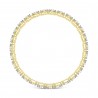 Round Diamond Cluster Tennis Bangle Bracelet