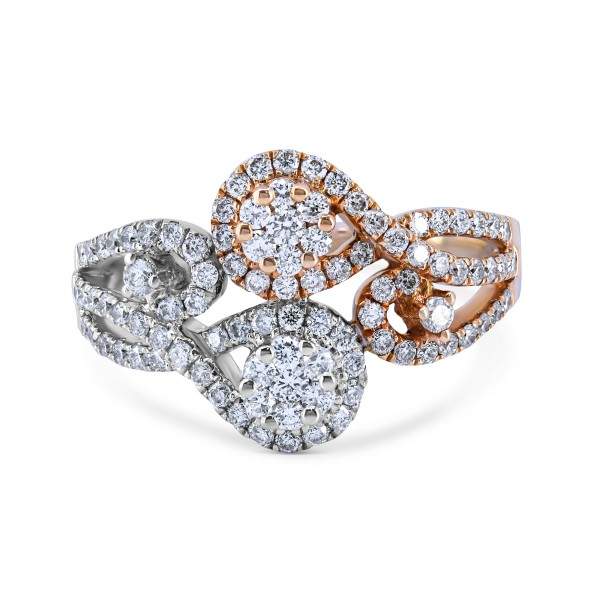 Diamond Cluster Love Knot…