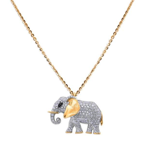 Diamond Pave Lucky Elephant…