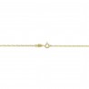 Polki Uncut Diamond & Round Antique Scroll Pendant Necklace