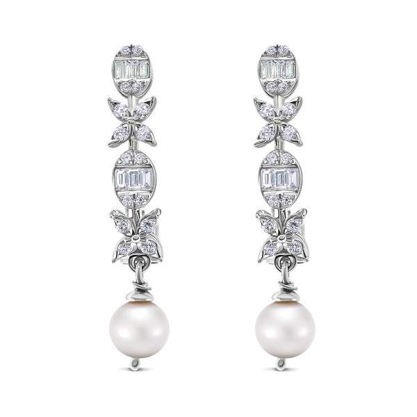 Diamond Trellis White Pearl…