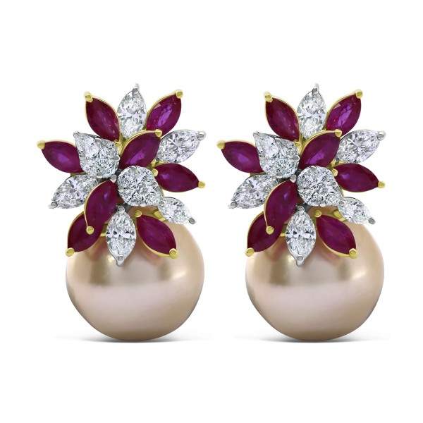 Golden South Sea Pearl, Ruby…