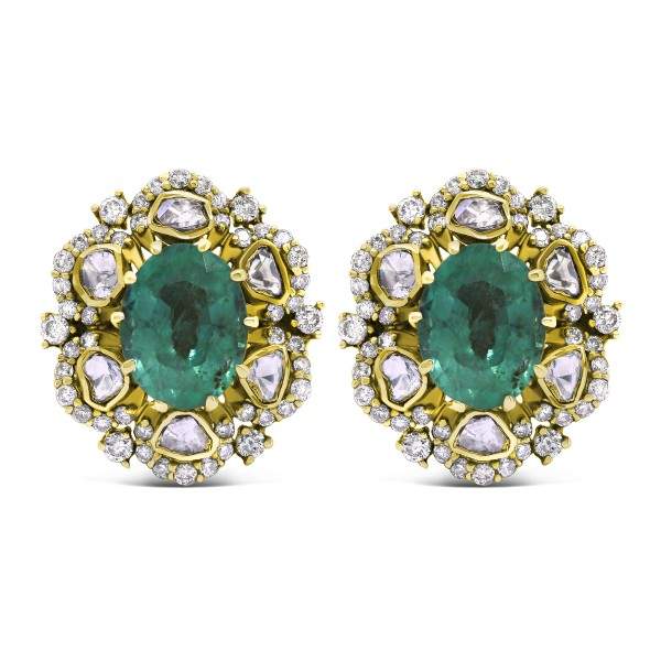 Emerald & Polki Uncut Diamond…
