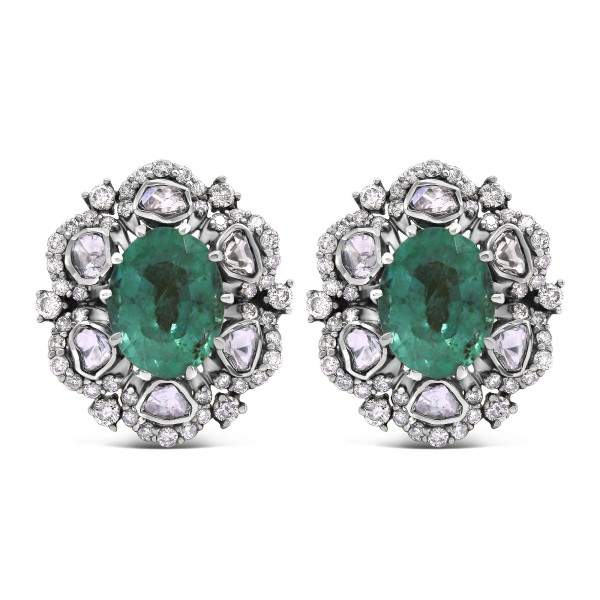 Emerald & Polki Uncut Diamond…