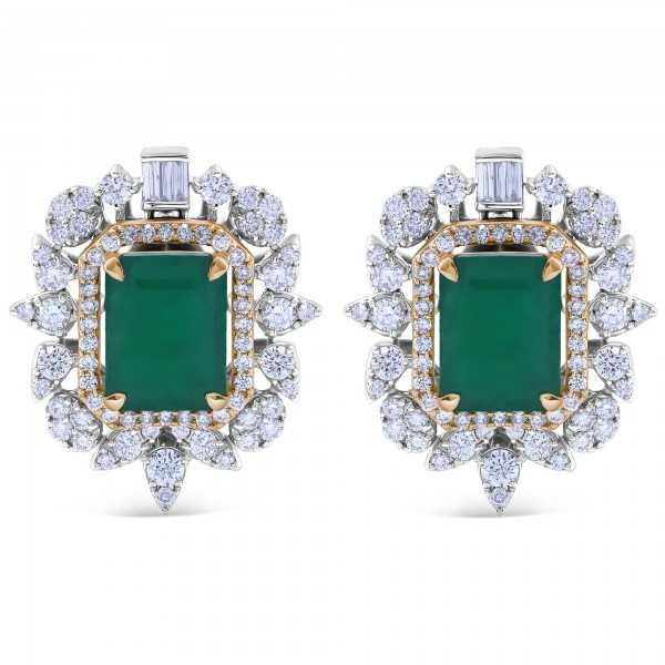 Simulated Emerald & Diamond…