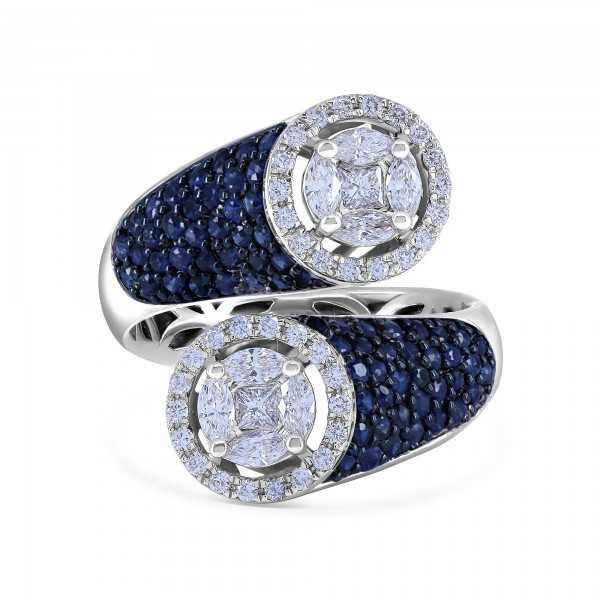 Diamond Cluster Sapphire…
