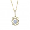 Diamond Ornate Openwork Filigree Necklace
