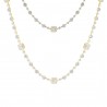 Diamond Delicate Double-Layer Chain Necklace
